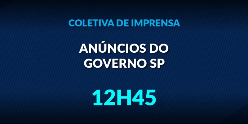 Governo de SP atualiza informações sobre o combate ao coronavírus