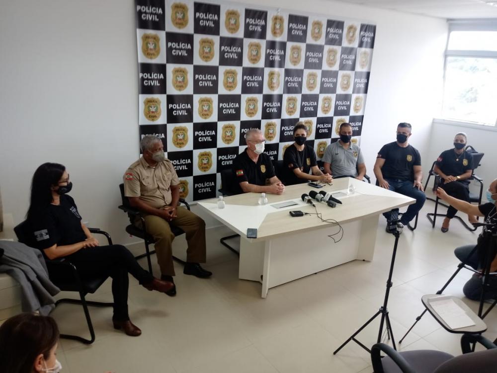 Polícia Civil localiza criança que havia sido sequestrada em Palhoça