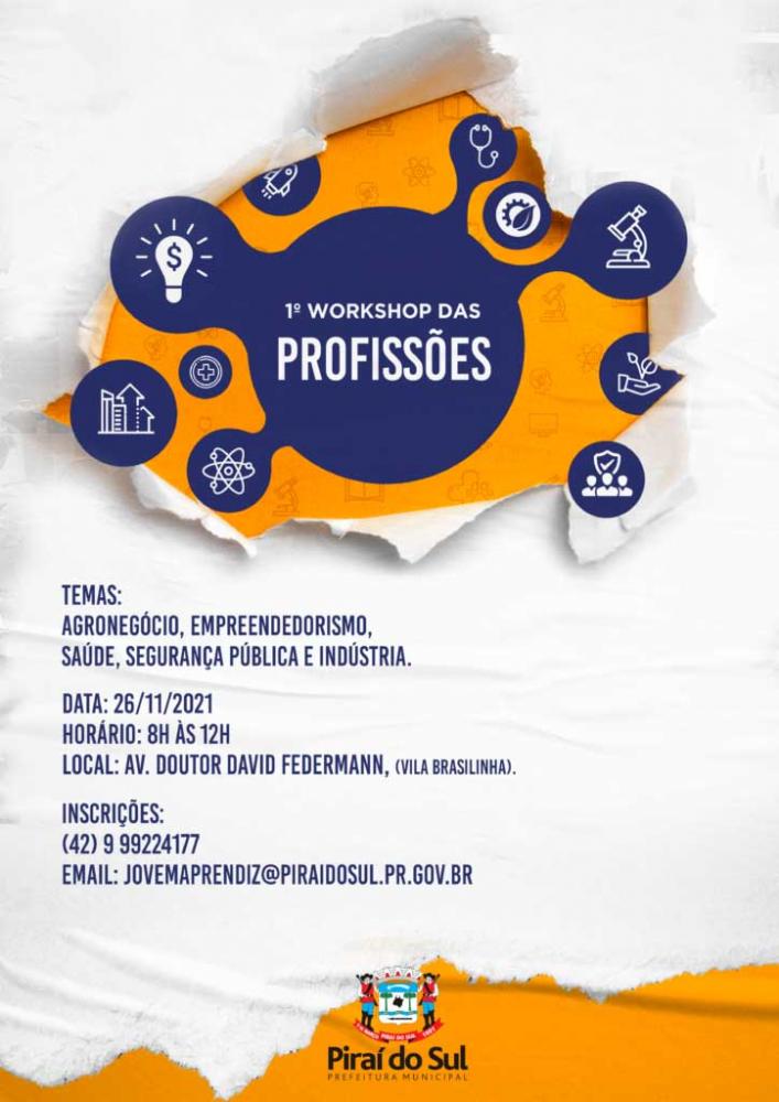 Setep promove 1º Workshop das Profissões
