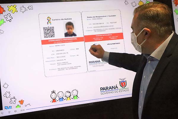 500 paranaenses já solicitaram a Carteira do Autista