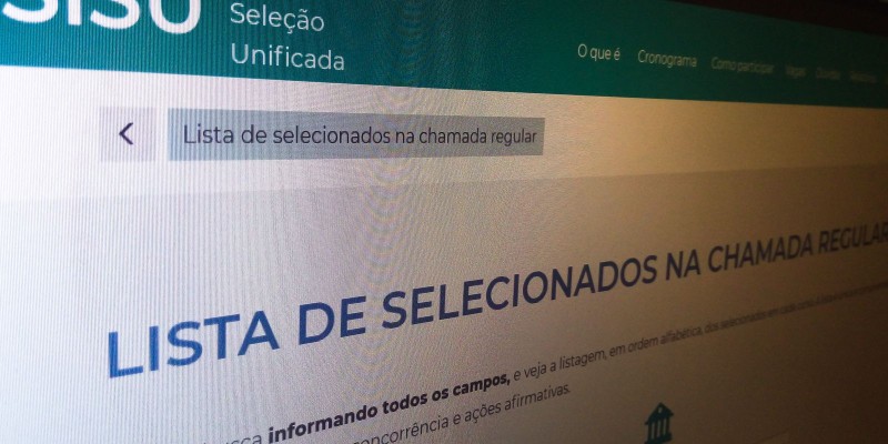 Começam hoje matrículas da primeira chamada do Sisu