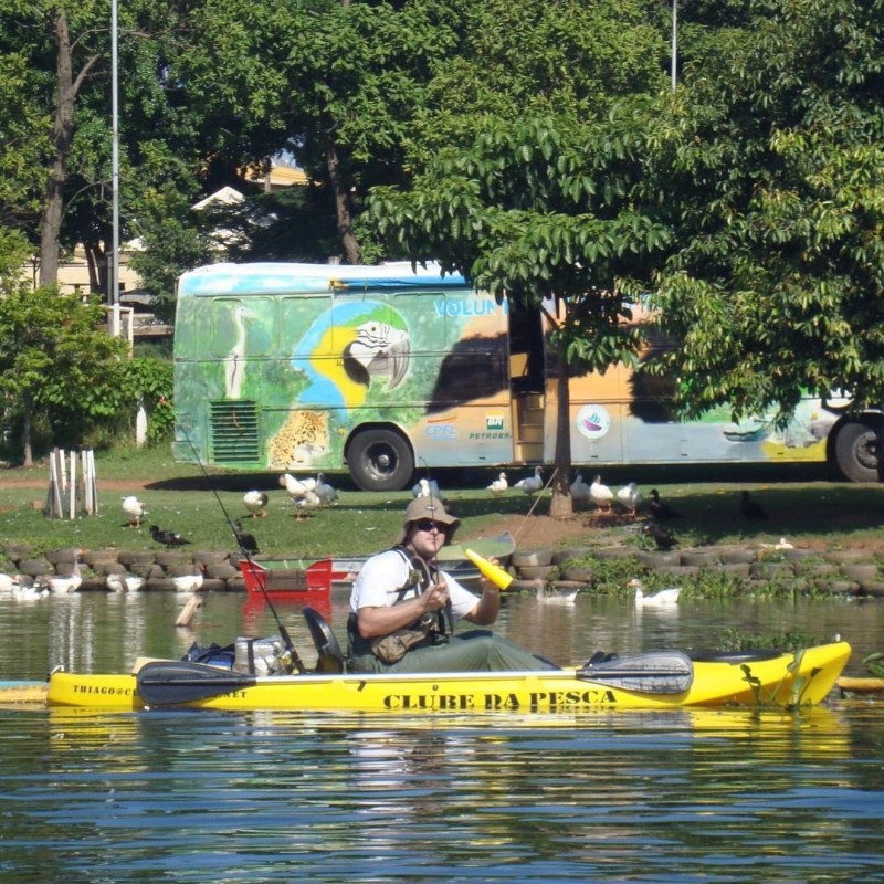 A pesca esportiva na represa de Salto Grande